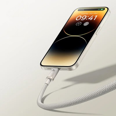 Дата кабель Baseus Titanium Alloy Fast Charging Type-C to Lightning 20W (1m) (P10378101)
