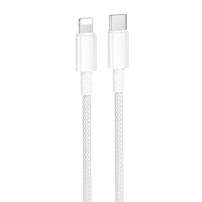 Дата кабель Borofone BX117 Source Type-C to Lightning 27W (1m)