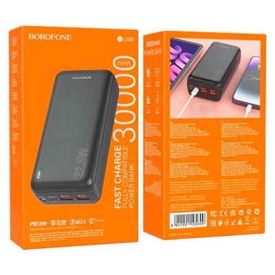 Портативное ЗУ Power Bank BOROFONE BJ38B 22.5W+PD20W 30000 mAh