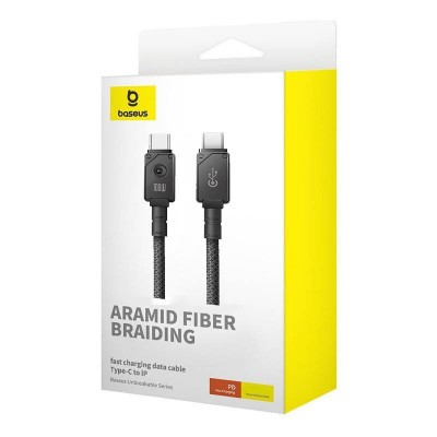 Дата кабель Baseus Unbreakable Series Fast Charging Type-C to Type-C 100W 1m (P10355800111-0)