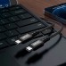 Дата кабель Acefast C1-09 USB-C to USB-C PD240W 40Gbps USB 4 aluminum alloy (1m)