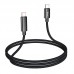 Дата кабель Hoco U125 Benefit 100W Type-C to Type-C with display (1.2m)