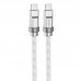 Дата кабель Hoco U113 Solid 100W Type-C to Type-C (1m)
