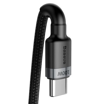 Дата кабель Baseus Cafule Type-C to Type-C PD2.0 100W (2m) (CATKLF-AL)