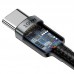 Дата кабель Baseus Cafule Type-C to Type-C PD2.0 100W (2m) (CATKLF-AL)