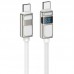 Дата кабель Hoco U137 Line with display Type-C to Type-C 60W (1.2m)
