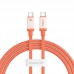 Дата кабель Baseus 0°C Series Fast Charging Type-C to Type-C 100W (1m) (P10368800731)