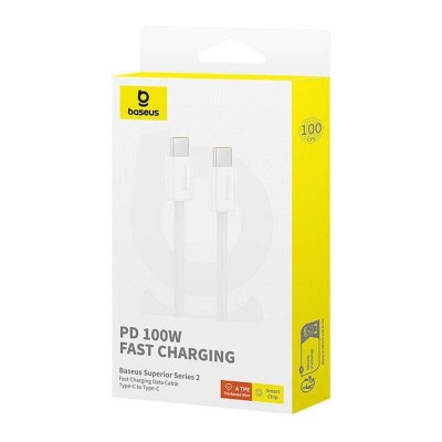 Дата кабель Baseus Superior 2 Fast Charging Type-C to Type-C 100W (1m) (P10365200211-03)