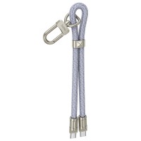 Дата кабель-шнурок Hoco GH5 Elegant Type-C to Type-C (0.21m)