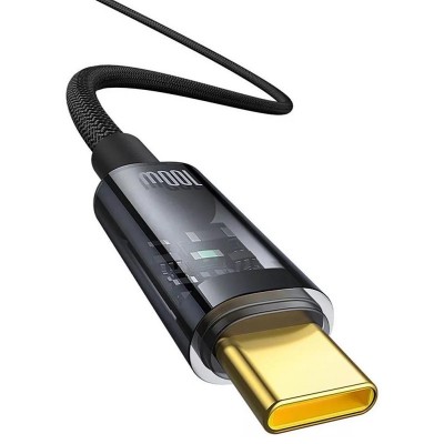 Дата кабель Baseus Explorer with Auto Shutdown Type-C to Type-C 100W (1m) (P103197031)