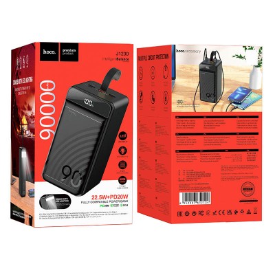 Портативное ЗУ Power Bank Hoco J123D Element 22.5W+PD20W 90000 mAh
