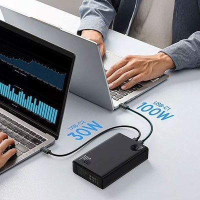 Портативное ЗУ Baseus Adaman Digital Display 140W 24000mAh (P100215081113-0)