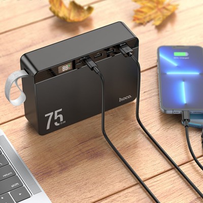 Портативное ЗУ Power Bank Hoco J94 Overlord 22.5W 75000 mAh