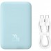 Портативное ЗУ Power Bank Baseus Magnetic Mini OS 20W c БЗУ 10000 mAh (PPCX110105)