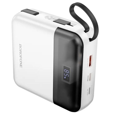Портативное ЗУ Power Bank BOROFONE BJ64A Distinct 22.5W+PD20W with cable 20000 mAh