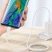 Дата кабель USAMS US-SJ459 U43 Type-C to Type-C 100W PD (1.2m)