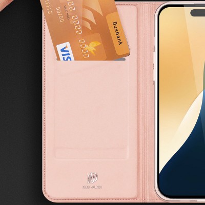 Чехол-книжка Dux Ducis с карманом для визиток для Apple iPhone 16 Pro Max (6.9")