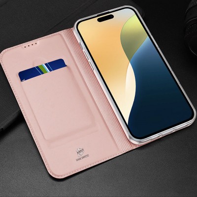 Чехол-книжка Dux Ducis с карманом для визиток для Apple iPhone 16 Pro Max (6.9")
