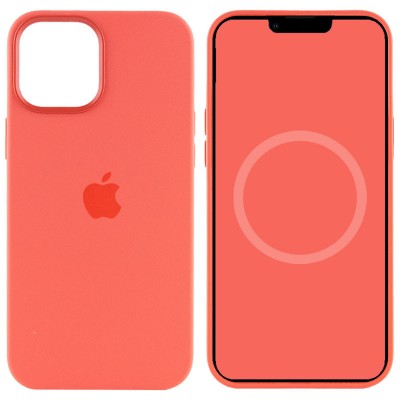 Чехол Silicone case (AAA) with Magsafe and Animation для Apple iPhone 12 Pro / 12 (6.1")