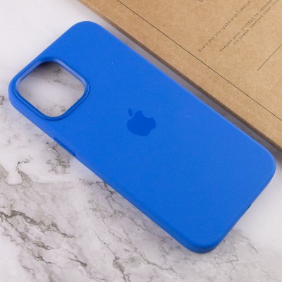 Чехол Silicone case (AAA) with Magsafe and Animation для Apple iPhone 12 Pro Max (6.7")