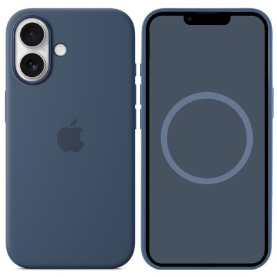 Чехол Silicone case (AAA) with Magsafe and Animation для Apple iPhone 16 Plus (6.7")