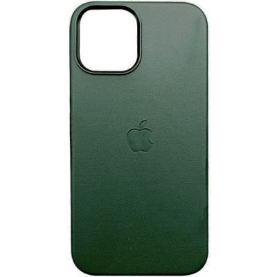 Кожаный чехол Leather Case (AAA) with MagSafe and Animation для Apple iPhone 13 Pro Max (6.7")