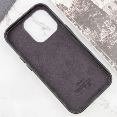 Кожаный чехол Leather Case (AAA) with MagSafe and Animation для Apple iPhone 13 Pro (6.1")