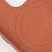 Кожаный чехол Leather Case (AAA) with MagSafe and Animation для Apple iPhone 14 (6.1")