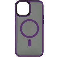 TPU+PC чехол Metal Buttons with MagSafe для Apple iPhone 15 (6.1")