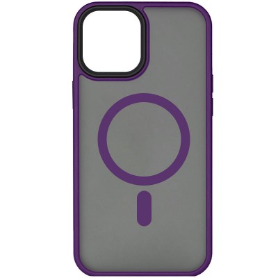 TPU+PC чехол Metal Buttons with MagSafe для Apple iPhone 15 (6.1")