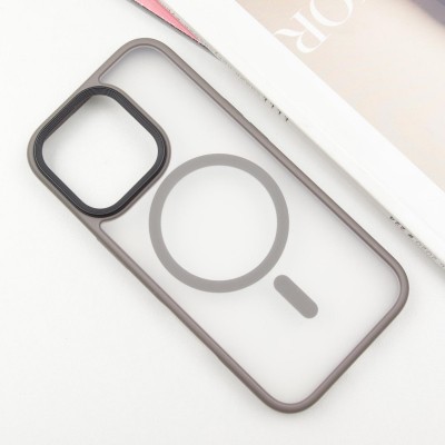 TPU+PC чехол Metal Buttons with MagSafe для Apple iPhone 16 Pro (6.3")