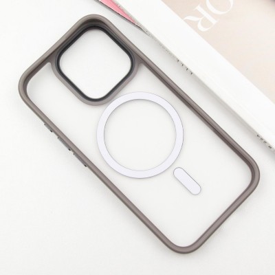 TPU+PC чехол Metal Buttons with MagSafe для Apple iPhone 16 Pro (6.3")