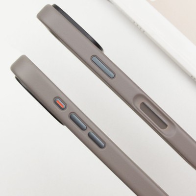 TPU+PC чехол Metal Buttons with MagSafe для Apple iPhone 16 Pro (6.3")