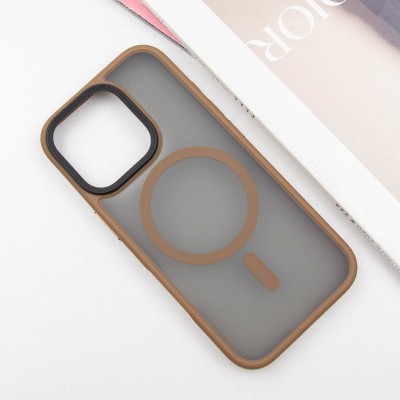 TPU+PC чехол Metal Buttons with MagSafe для Apple iPhone 16 Pro Max (6.9")