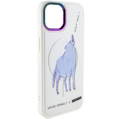 TPU+PC чехол Funny pictures with MagSafe для Apple iPhone 13 (6.1")