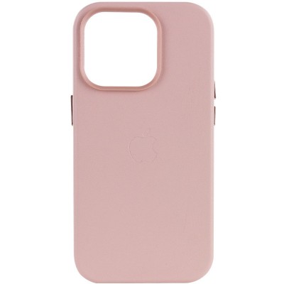Кожаный чехол Leather Case (AA Plus) with MagSafe для Apple iPhone 13 Pro Max (6.7")