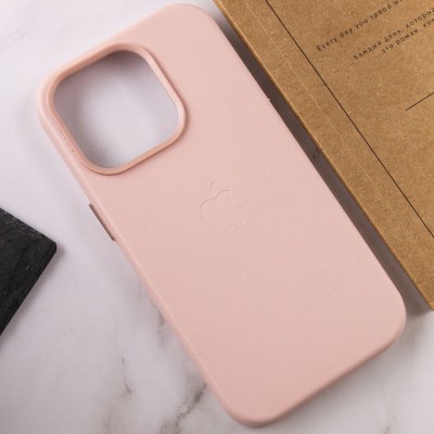 Кожаный чехол Leather Case (AA Plus) with MagSafe для Apple iPhone 13 Pro Max (6.7")
