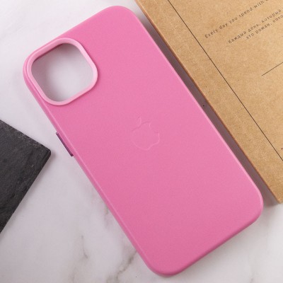 Кожаный чехол Leather Case (AA Plus) with MagSafe для Apple iPhone 13 (6.1")