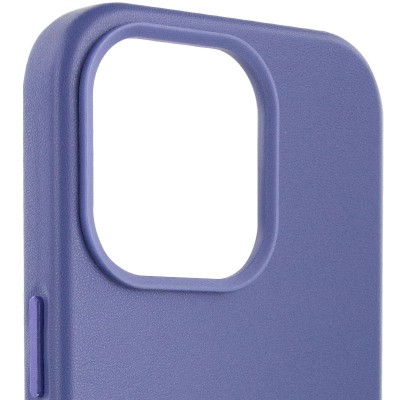 Кожаный чехол Leather Case (AA Plus) with MagSafe для Apple iPhone 14 Pro (6.1")