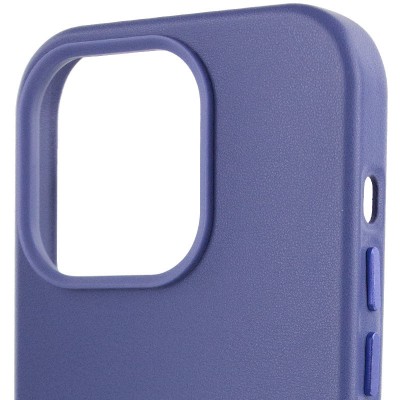 Кожаный чехол Leather Case (AA Plus) with MagSafe для Apple iPhone 14 Pro (6.1")