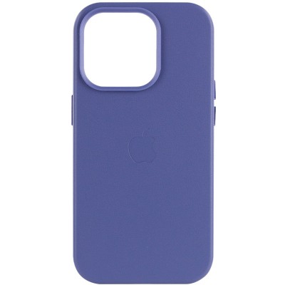 Кожаный чехол Leather Case (AA Plus) with MagSafe для Apple iPhone 14 Pro (6.1")