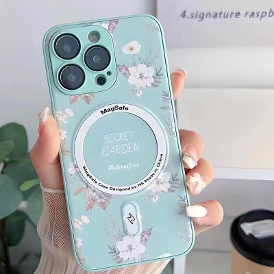 TPU+PC чехол Secret Garden with MagSafe для Apple iPhone 14 Pro (6.1")