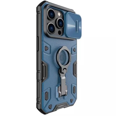 TPU+PC чехол Nillkin CamShield Armor Pro no logo (шторка на камеру) для Apple iPhone 14 Pro Max