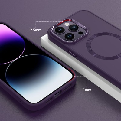 TPU чехол Bonbon Metal Style with MagSafe для Apple iPhone 12 Pro / 12 (6.1")