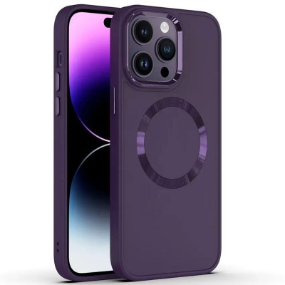 TPU чехол Bonbon Metal Style with MagSafe для Apple iPhone 15 Pro (6.1")