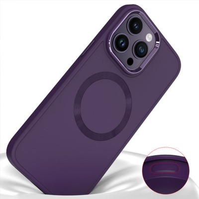 TPU чехол Bonbon Metal Style with MagSafe для Apple iPhone 16 Pro (6.3")