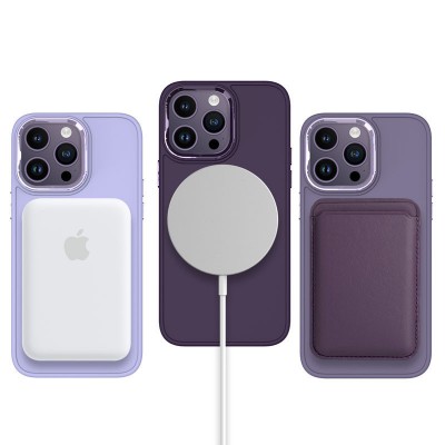 TPU чехол Bonbon Metal Style with MagSafe для Apple iPhone 16 Pro Max (6.9")