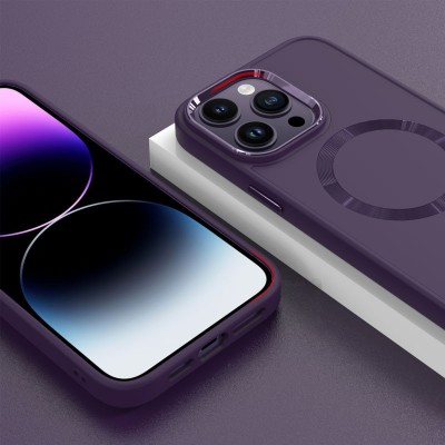 TPU чехол Bonbon Metal Style with MagSafe для Apple iPhone 16 Pro Max (6.9")