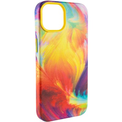 Кожаный чехол Colour Splash with MagSafe для Apple iPhone 12 Pro / 12 (6.1")