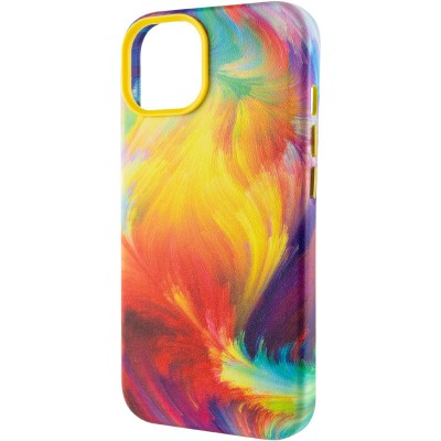 Кожаный чехол Colour Splash with MagSafe для Apple iPhone 12 Pro / 12 (6.1")